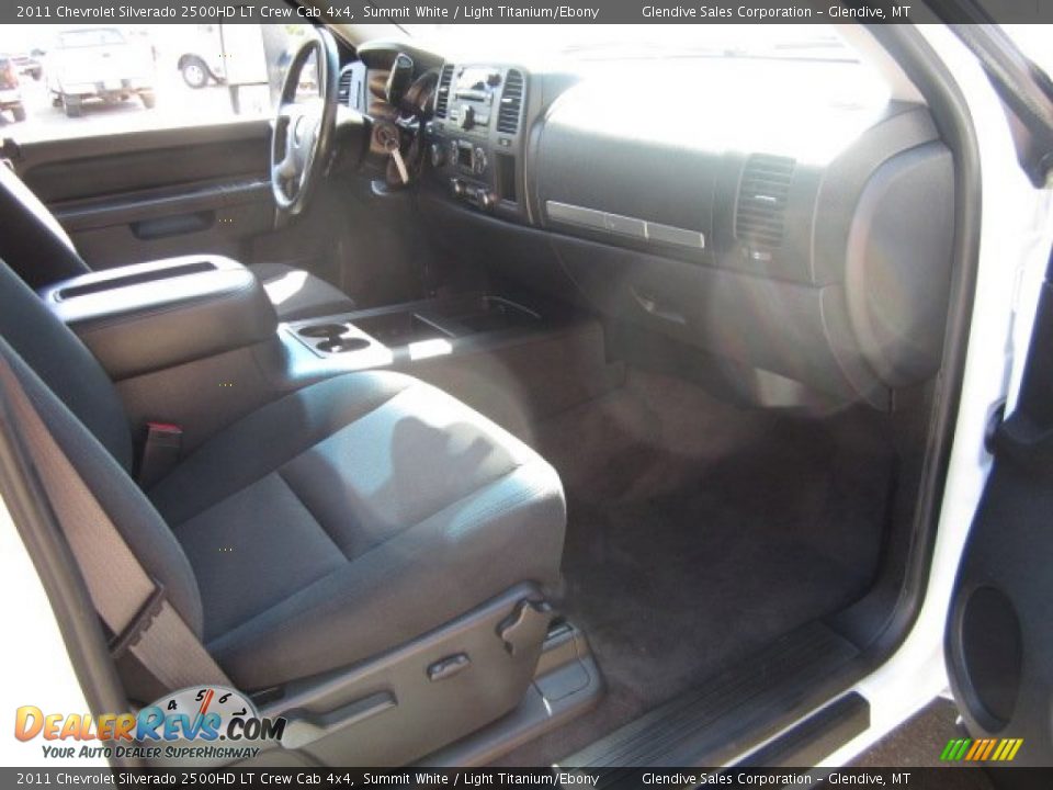 2011 Chevrolet Silverado 2500HD LT Crew Cab 4x4 Summit White / Light Titanium/Ebony Photo #11