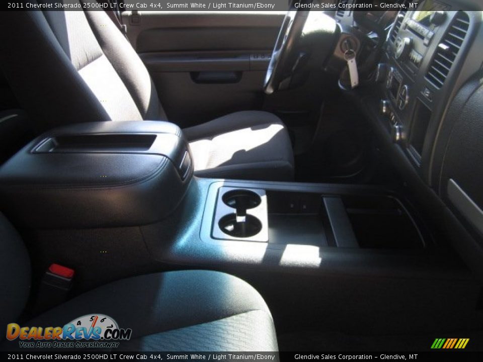 2011 Chevrolet Silverado 2500HD LT Crew Cab 4x4 Summit White / Light Titanium/Ebony Photo #12