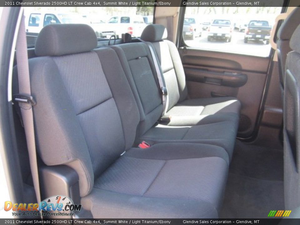 2011 Chevrolet Silverado 2500HD LT Crew Cab 4x4 Summit White / Light Titanium/Ebony Photo #13