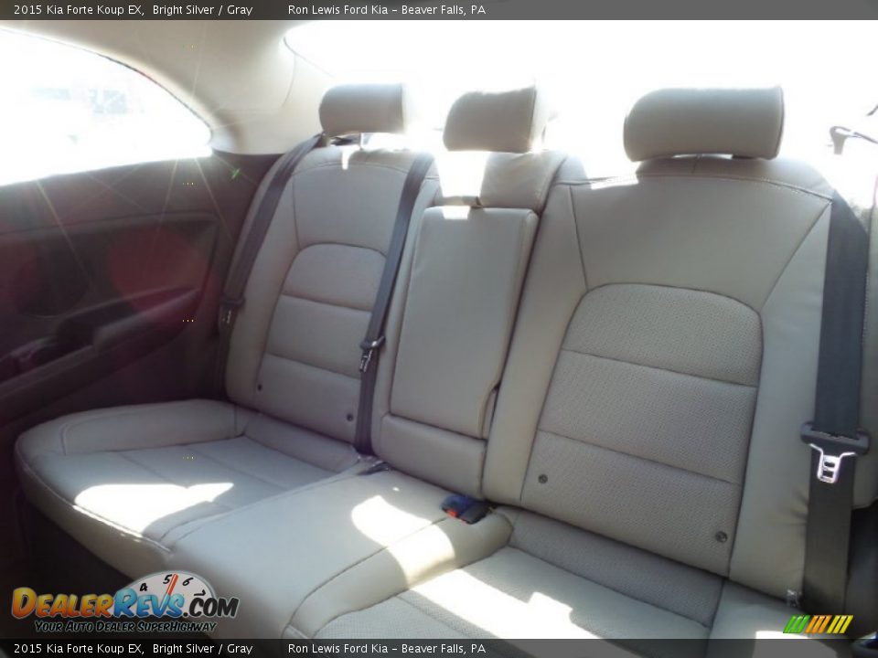 2015 Kia Forte Koup EX Bright Silver / Gray Photo #12