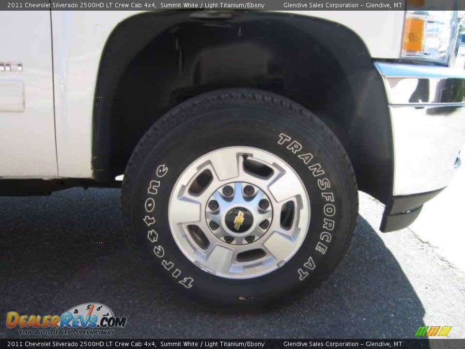 2011 Chevrolet Silverado 2500HD LT Crew Cab 4x4 Summit White / Light Titanium/Ebony Photo #17