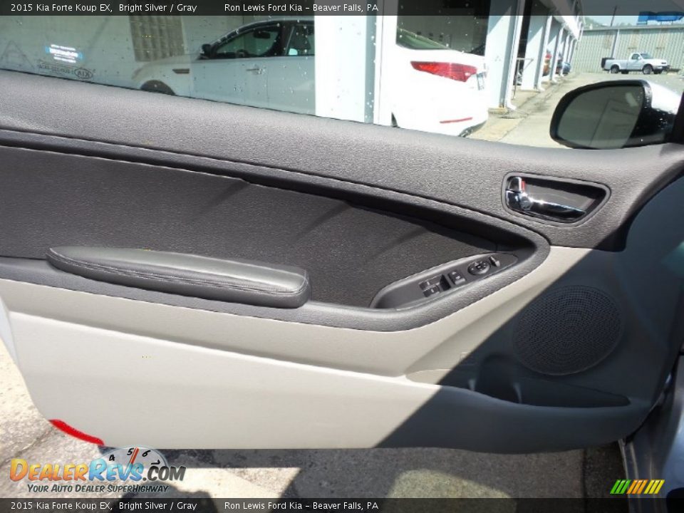 2015 Kia Forte Koup EX Bright Silver / Gray Photo #14