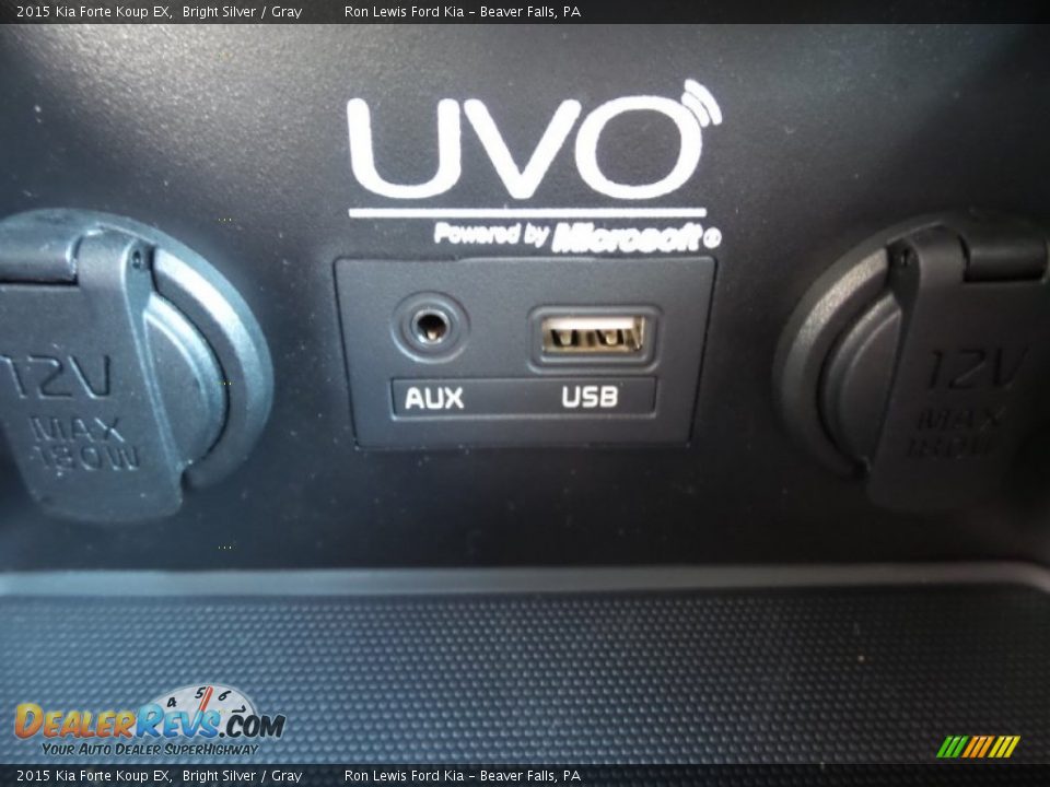 2015 Kia Forte Koup EX Bright Silver / Gray Photo #18