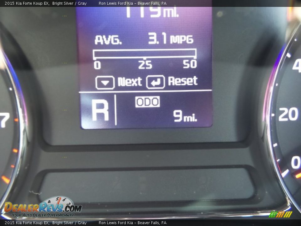 2015 Kia Forte Koup EX Bright Silver / Gray Photo #19