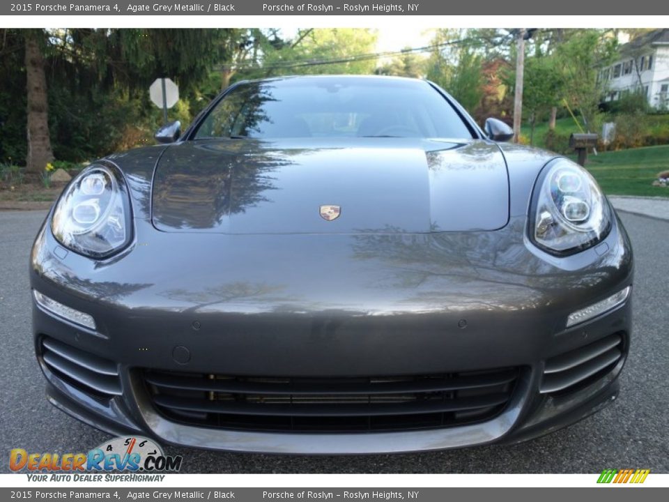 2015 Porsche Panamera 4 Agate Grey Metallic / Black Photo #8