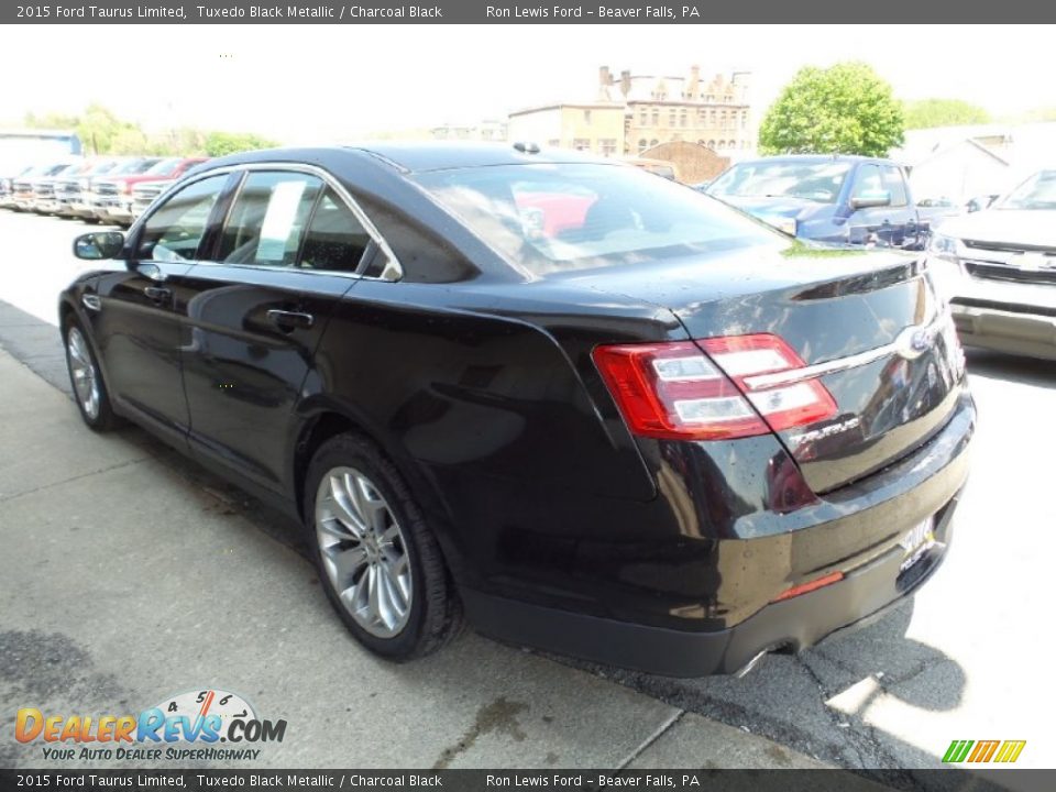 2015 Ford Taurus Limited Tuxedo Black Metallic / Charcoal Black Photo #4