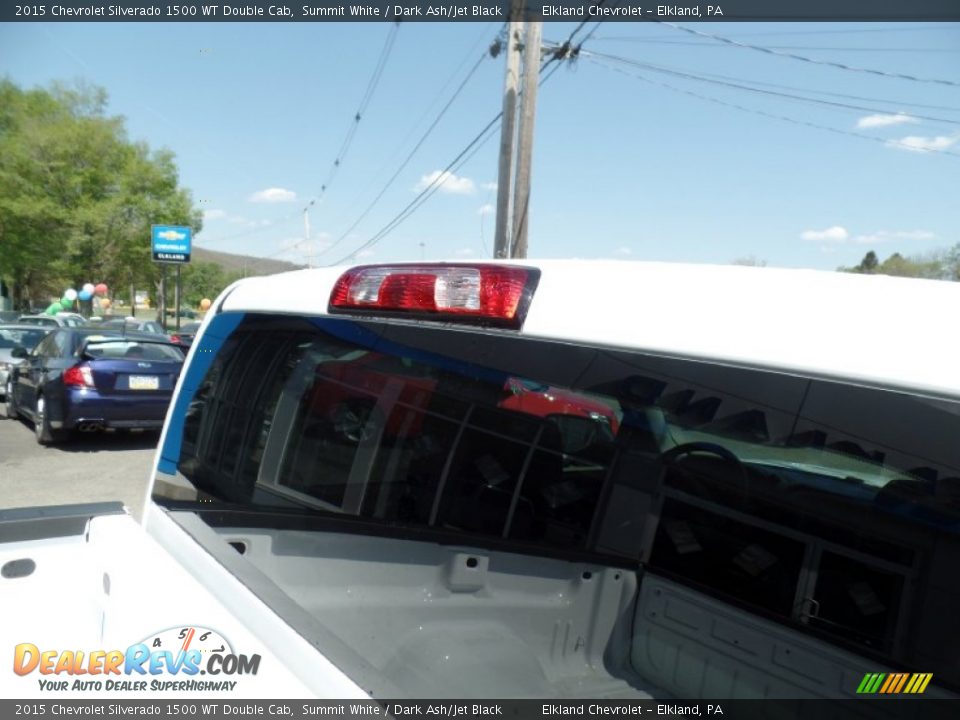 2015 Chevrolet Silverado 1500 WT Double Cab Summit White / Dark Ash/Jet Black Photo #12