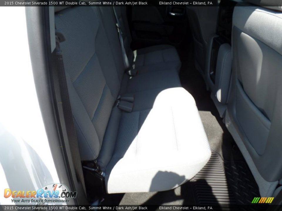 2015 Chevrolet Silverado 1500 WT Double Cab Summit White / Dark Ash/Jet Black Photo #23