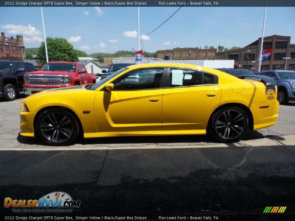 2012 Dodge Charger SRT8 Super Bee Stinger Yellow / Black/Super Bee Stripes Photo #6