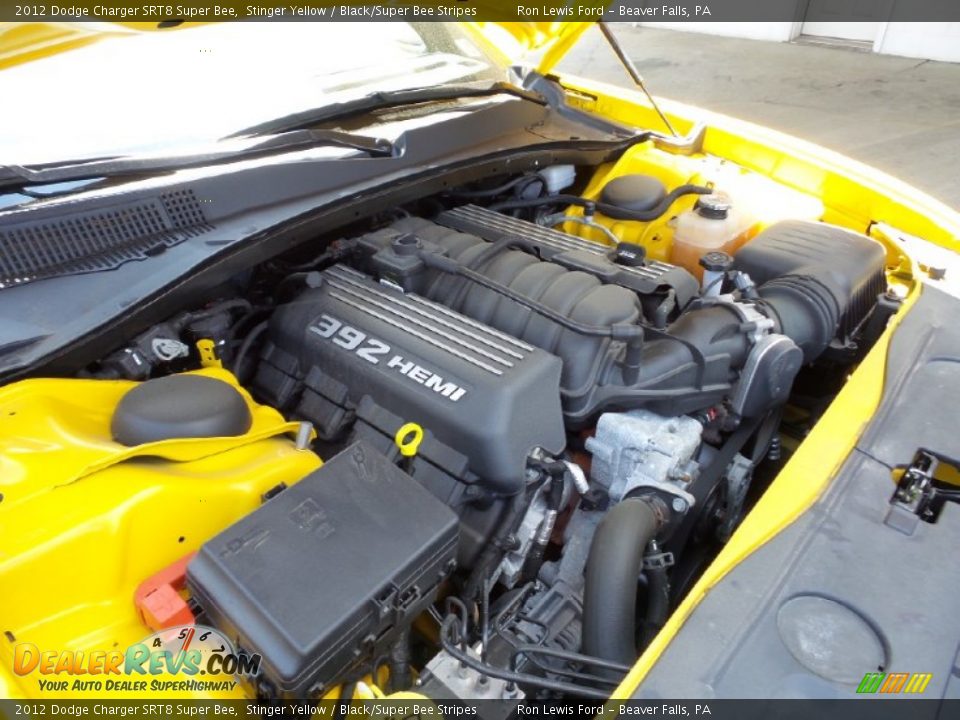 2012 Dodge Charger SRT8 Super Bee Stinger Yellow / Black/Super Bee Stripes Photo #10