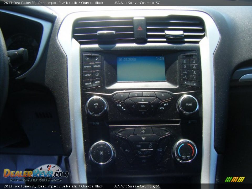 2013 Ford Fusion SE Deep Impact Blue Metallic / Charcoal Black Photo #7