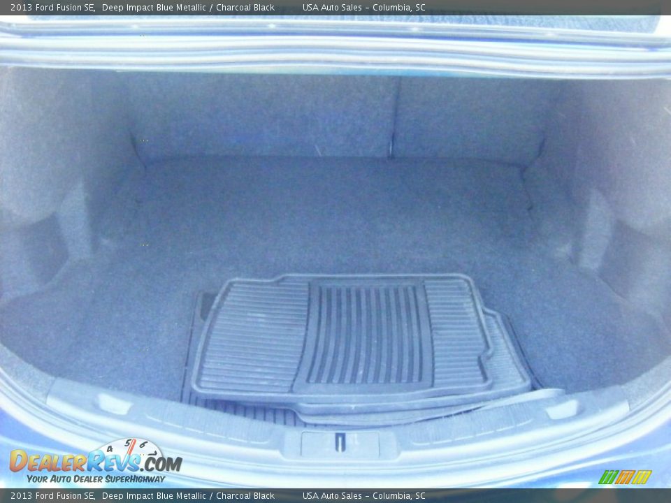 2013 Ford Fusion SE Deep Impact Blue Metallic / Charcoal Black Photo #15