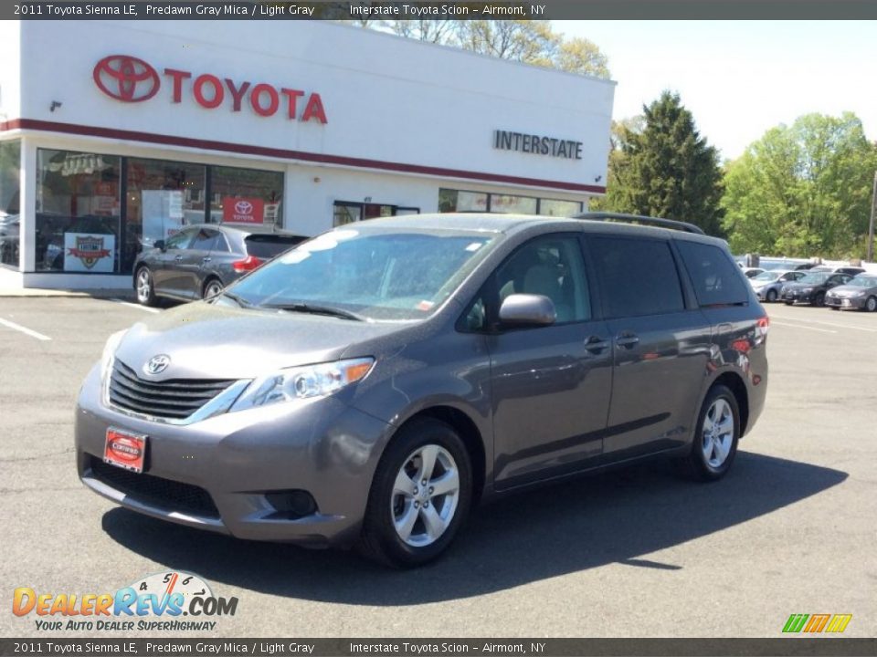 2011 Toyota Sienna LE Predawn Gray Mica / Light Gray Photo #1