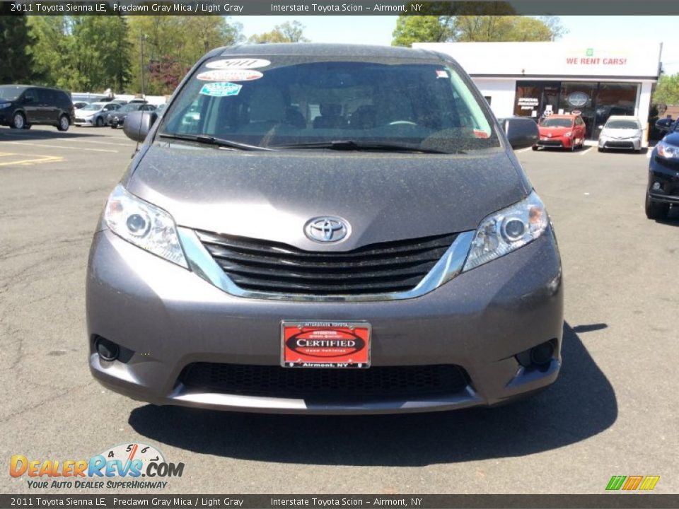 2011 Toyota Sienna LE Predawn Gray Mica / Light Gray Photo #2
