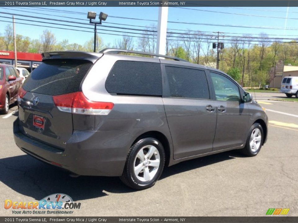 2011 Toyota Sienna LE Predawn Gray Mica / Light Gray Photo #4