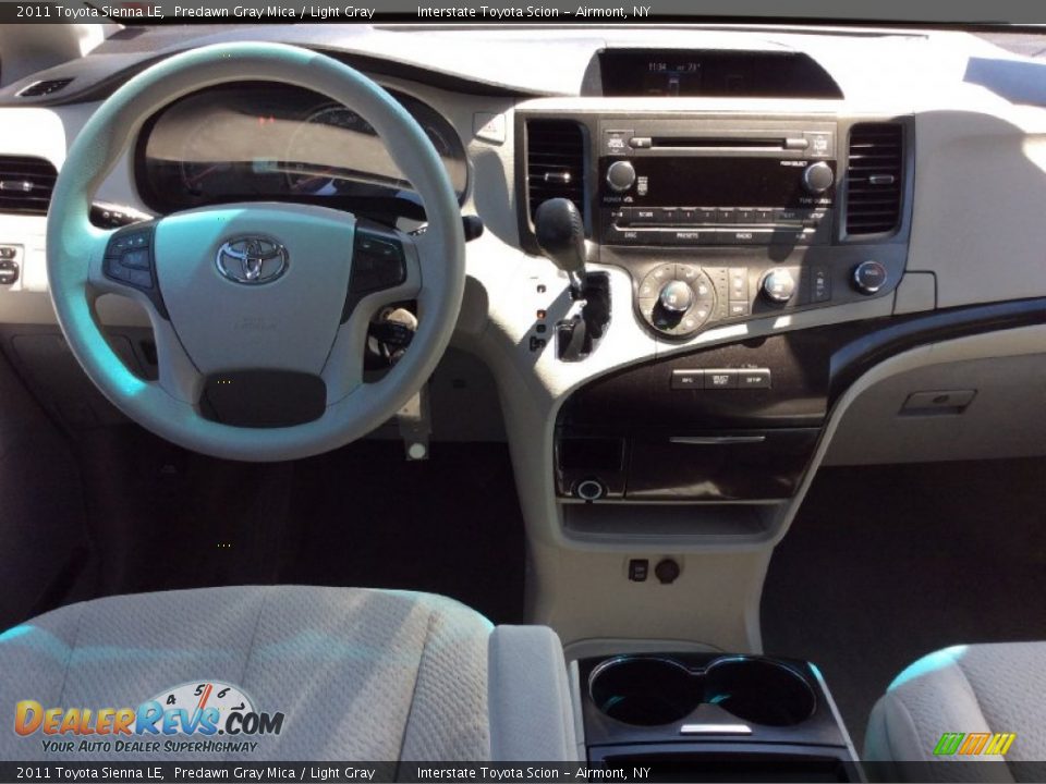2011 Toyota Sienna LE Predawn Gray Mica / Light Gray Photo #11