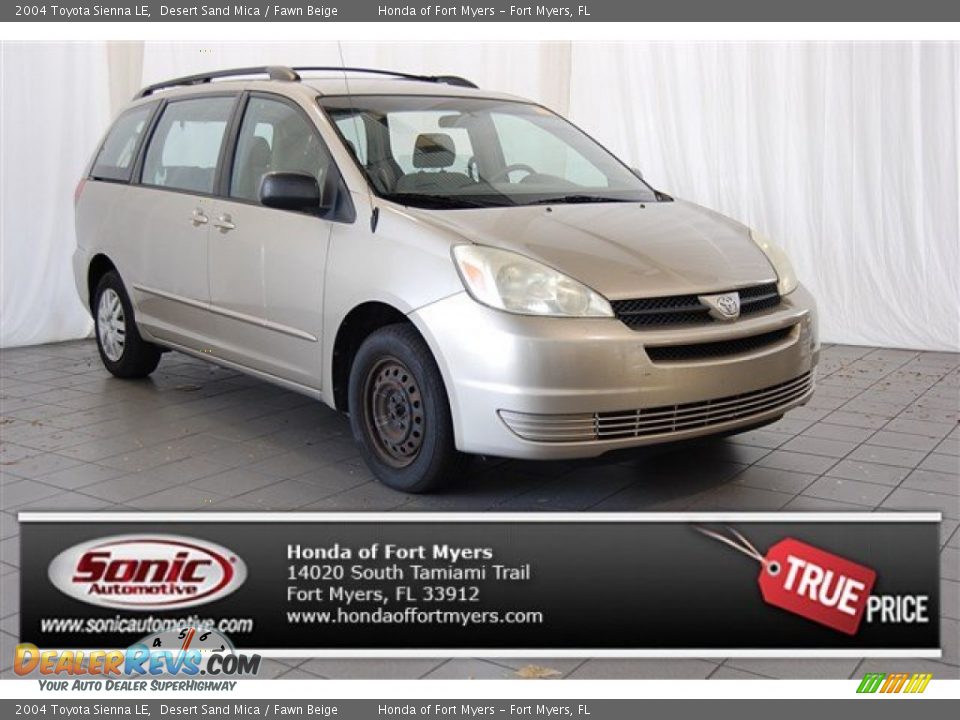 2004 Toyota Sienna LE Desert Sand Mica / Fawn Beige Photo #1