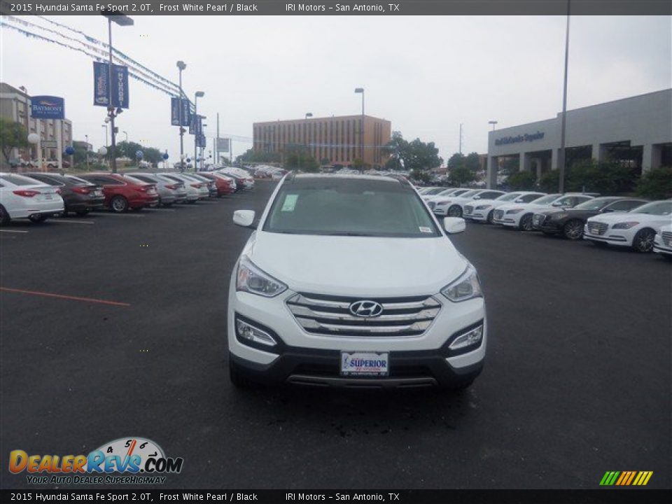 2015 Hyundai Santa Fe Sport 2.0T Frost White Pearl / Black Photo #2