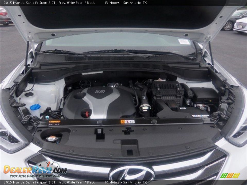 2015 Hyundai Santa Fe Sport 2.0T Frost White Pearl / Black Photo #4