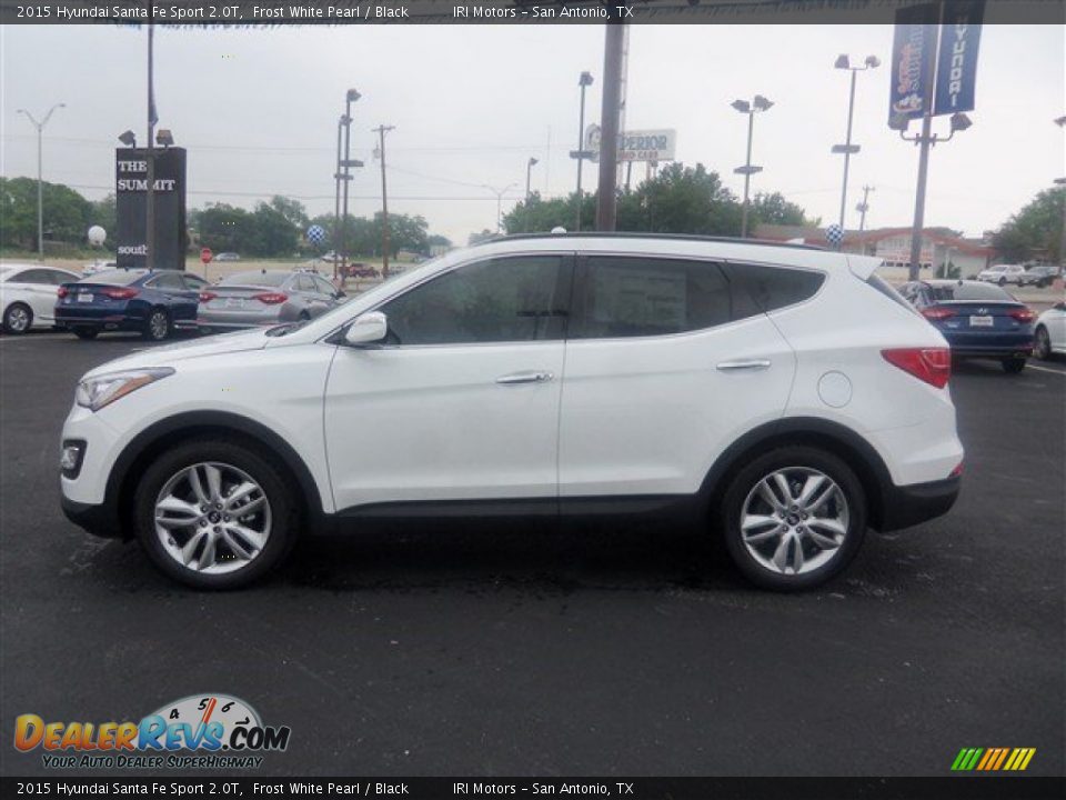 2015 Hyundai Santa Fe Sport 2.0T Frost White Pearl / Black Photo #5
