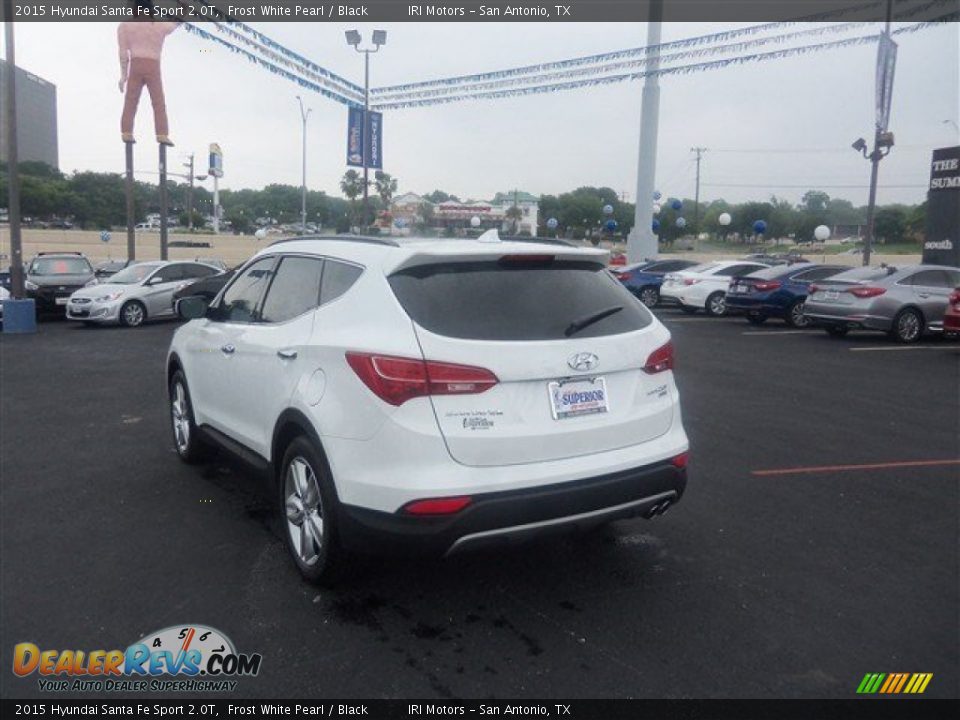 2015 Hyundai Santa Fe Sport 2.0T Frost White Pearl / Black Photo #6
