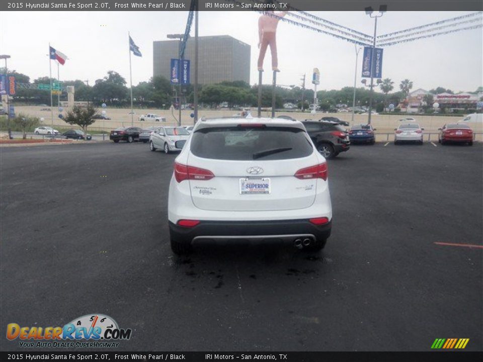 2015 Hyundai Santa Fe Sport 2.0T Frost White Pearl / Black Photo #7