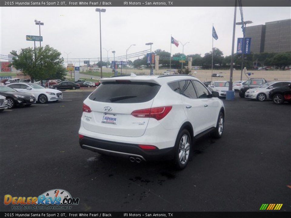 2015 Hyundai Santa Fe Sport 2.0T Frost White Pearl / Black Photo #8