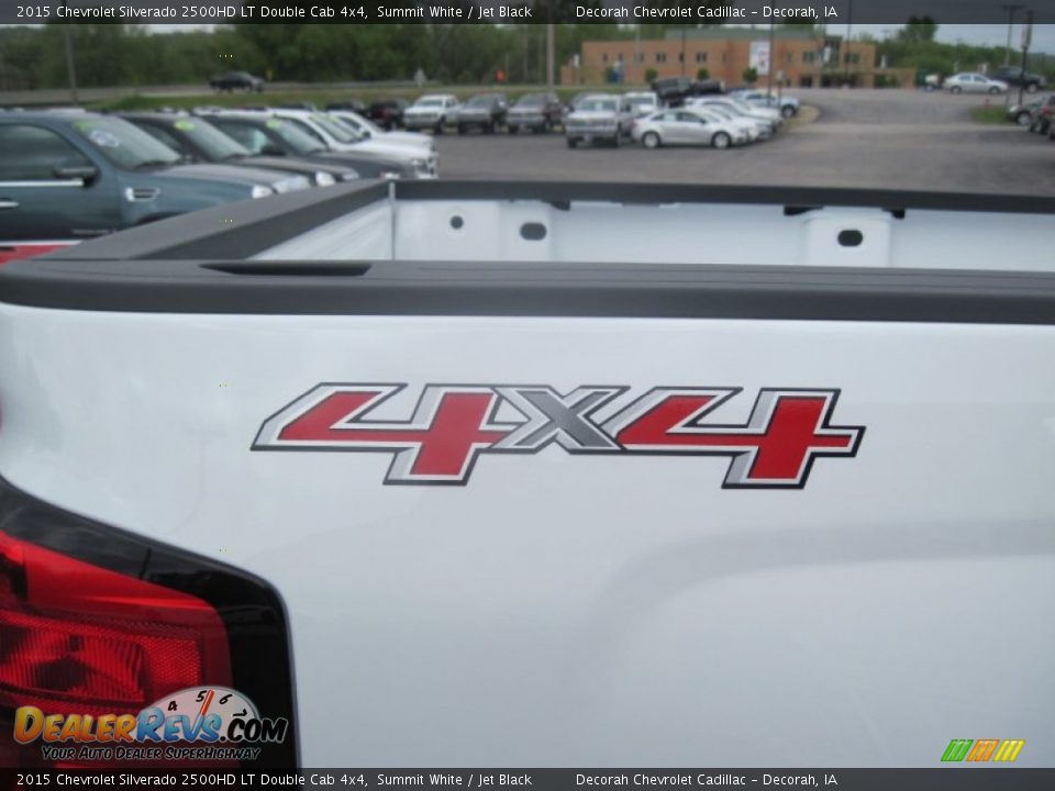 2015 Chevrolet Silverado 2500HD LT Double Cab 4x4 Summit White / Jet Black Photo #9