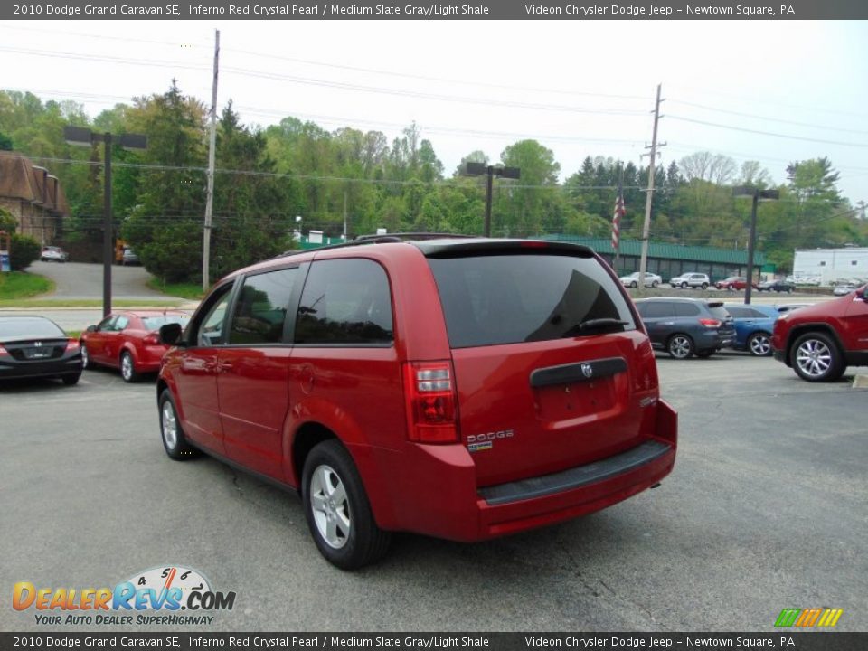 2010 Dodge Grand Caravan SE Inferno Red Crystal Pearl / Medium Slate Gray/Light Shale Photo #5