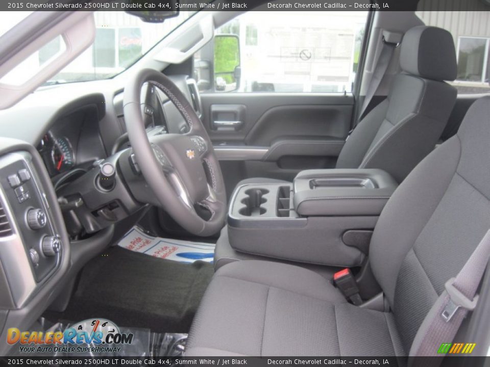 2015 Chevrolet Silverado 2500HD LT Double Cab 4x4 Summit White / Jet Black Photo #21