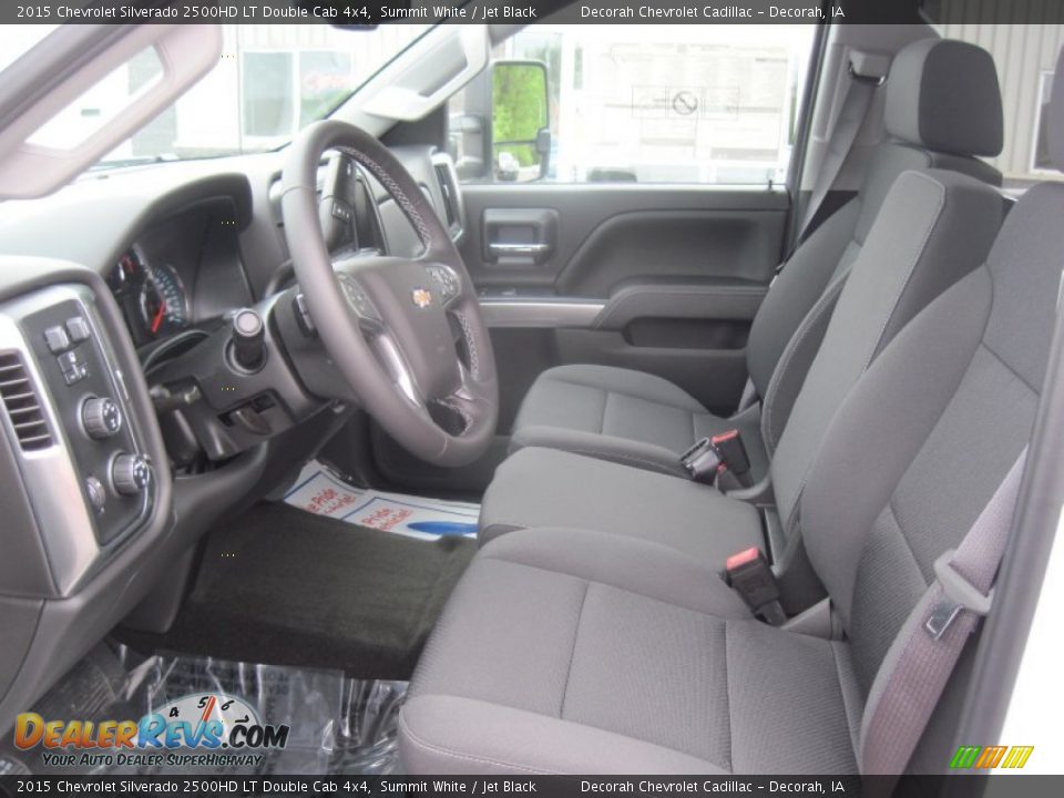 2015 Chevrolet Silverado 2500HD LT Double Cab 4x4 Summit White / Jet Black Photo #22