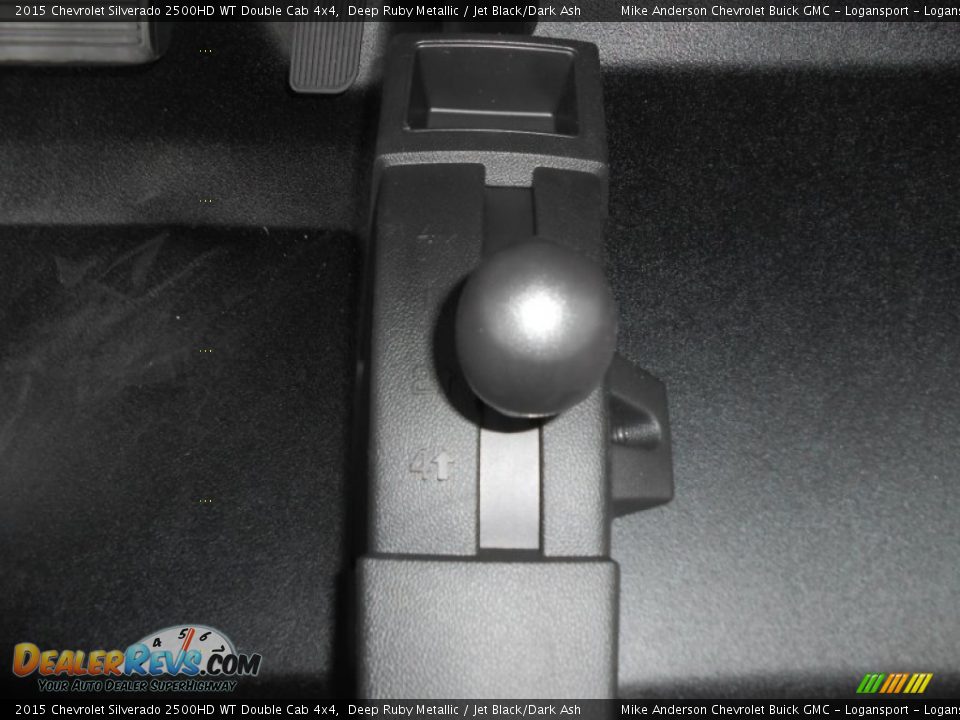 2015 Chevrolet Silverado 2500HD WT Double Cab 4x4 Deep Ruby Metallic / Jet Black/Dark Ash Photo #12