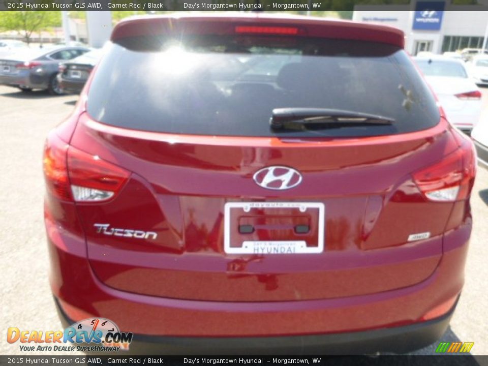 2015 Hyundai Tucson GLS AWD Garnet Red / Black Photo #3