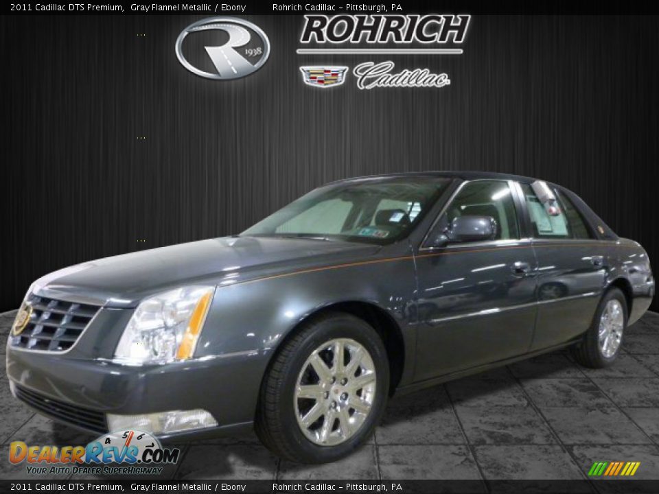 2011 Cadillac DTS Premium Gray Flannel Metallic / Ebony Photo #1