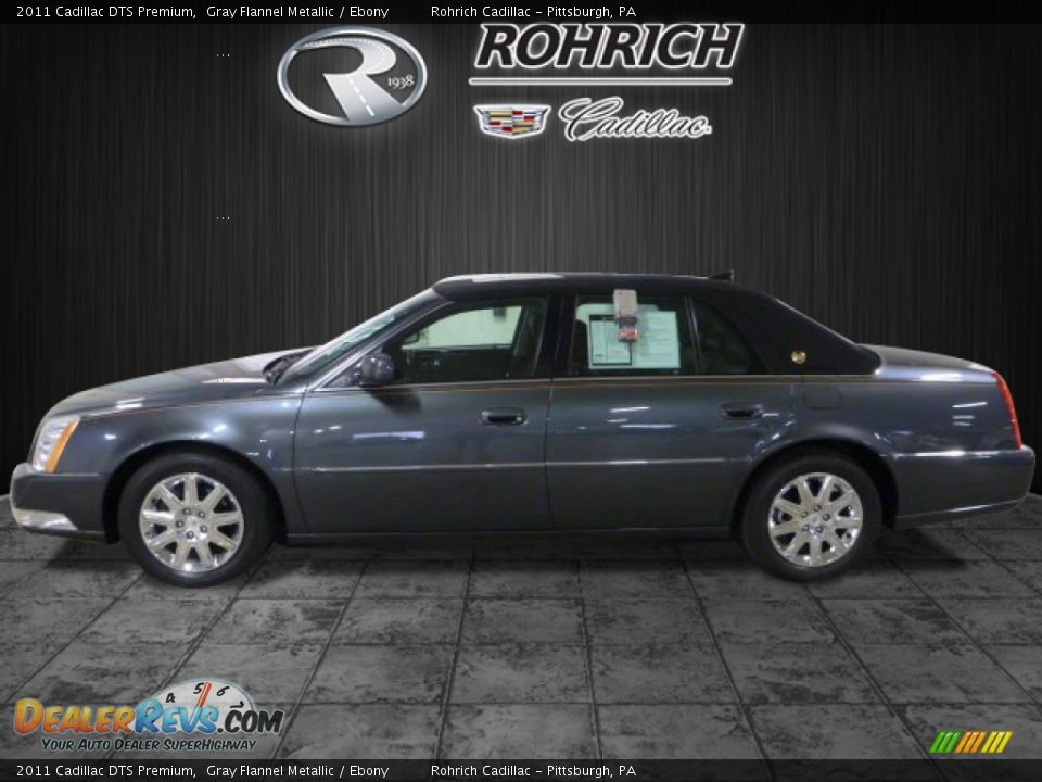 2011 Cadillac DTS Premium Gray Flannel Metallic / Ebony Photo #2