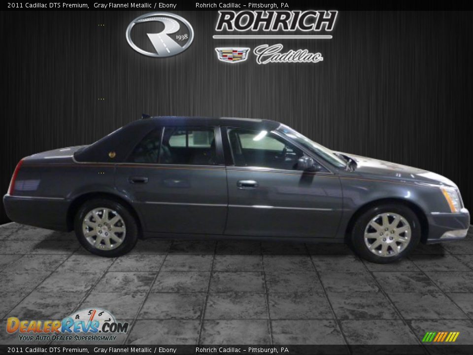 2011 Cadillac DTS Premium Gray Flannel Metallic / Ebony Photo #4