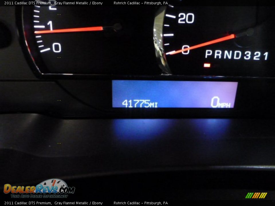 2011 Cadillac DTS Premium Gray Flannel Metallic / Ebony Photo #9