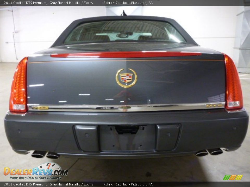 2011 Cadillac DTS Premium Gray Flannel Metallic / Ebony Photo #11