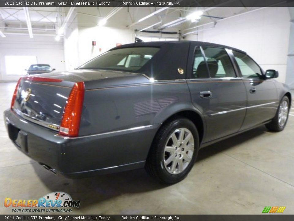 2011 Cadillac DTS Premium Gray Flannel Metallic / Ebony Photo #12