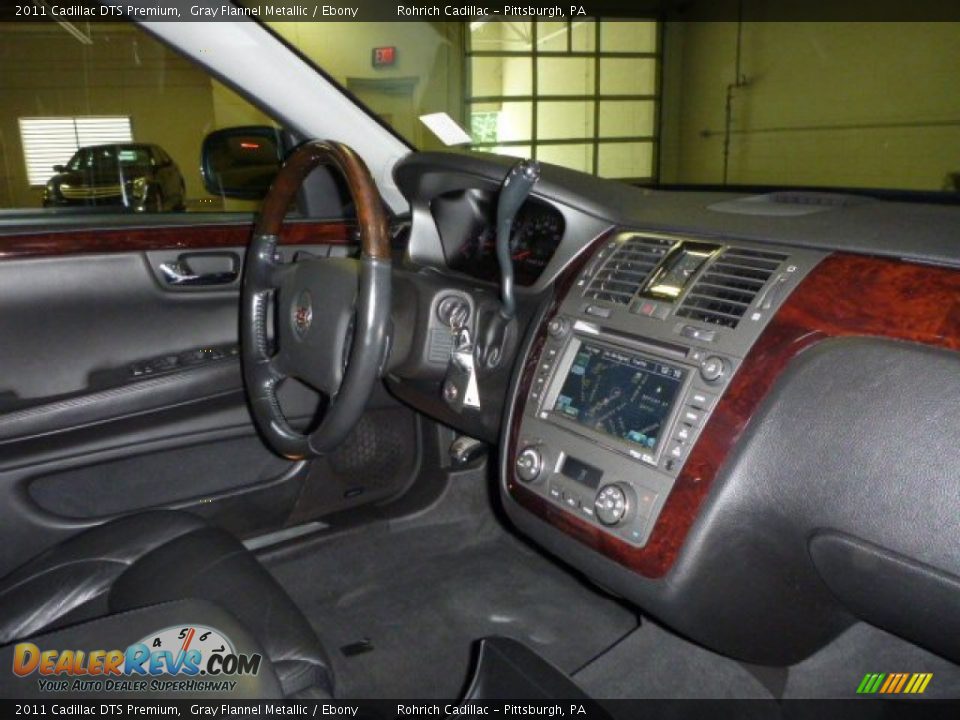 2011 Cadillac DTS Premium Gray Flannel Metallic / Ebony Photo #15
