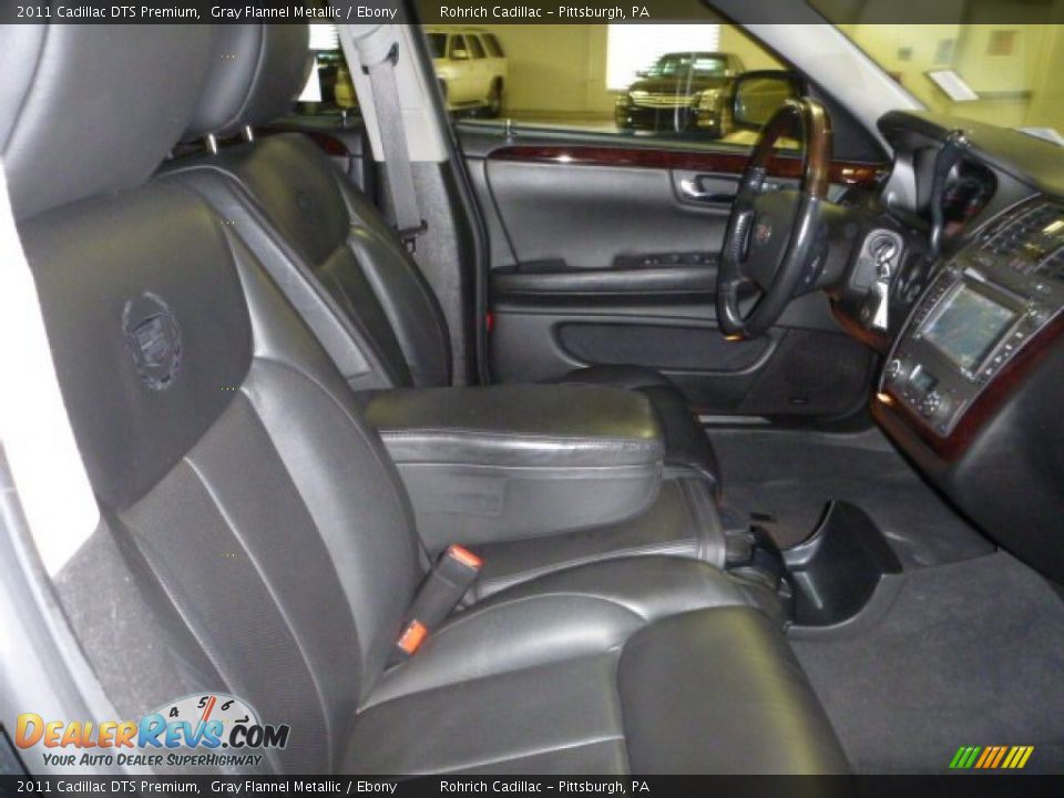 2011 Cadillac DTS Premium Gray Flannel Metallic / Ebony Photo #16