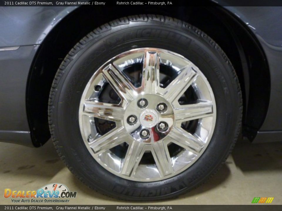 2011 Cadillac DTS Premium Gray Flannel Metallic / Ebony Photo #18