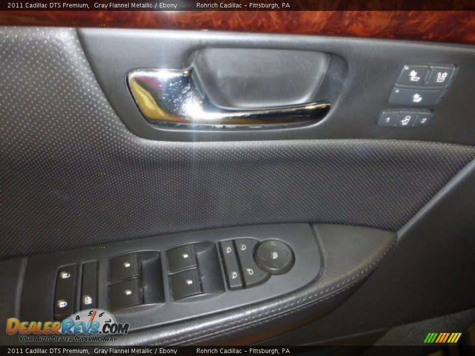 2011 Cadillac DTS Premium Gray Flannel Metallic / Ebony Photo #19