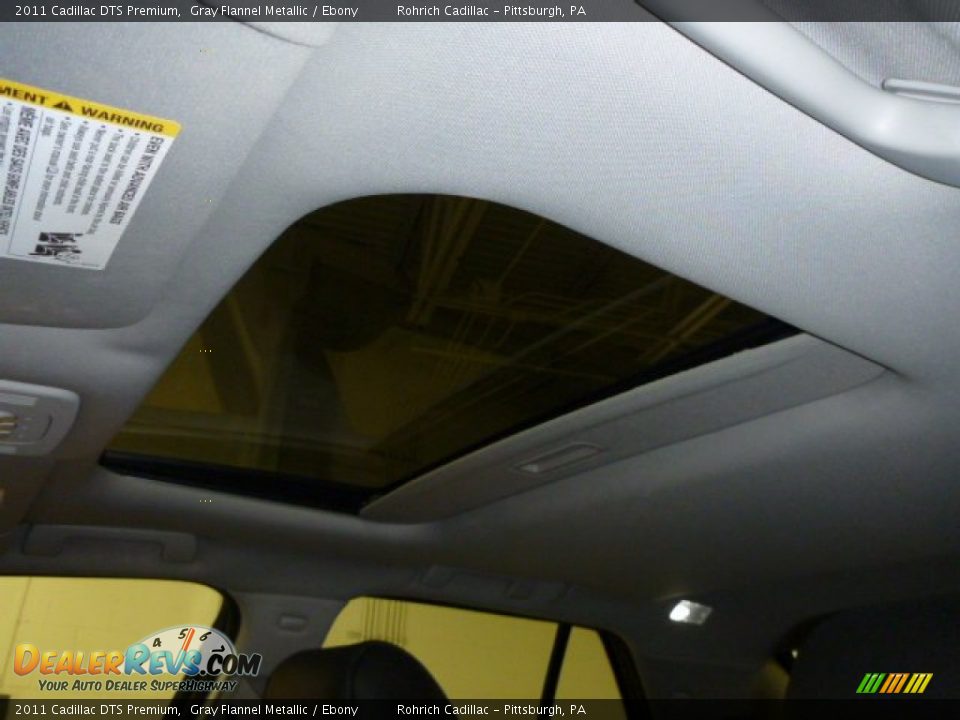 2011 Cadillac DTS Premium Gray Flannel Metallic / Ebony Photo #21