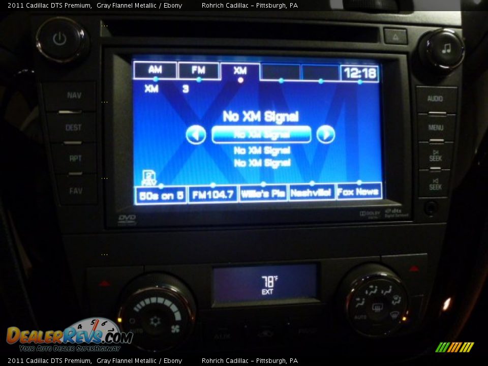 2011 Cadillac DTS Premium Gray Flannel Metallic / Ebony Photo #23