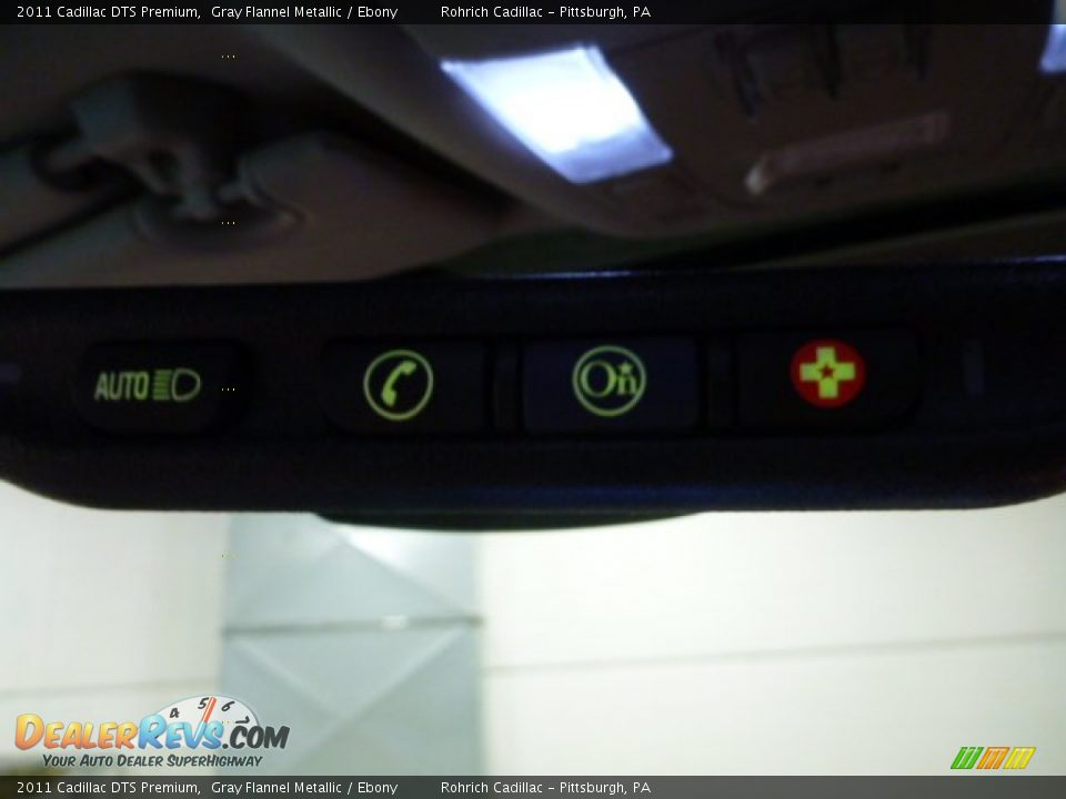 2011 Cadillac DTS Premium Gray Flannel Metallic / Ebony Photo #24