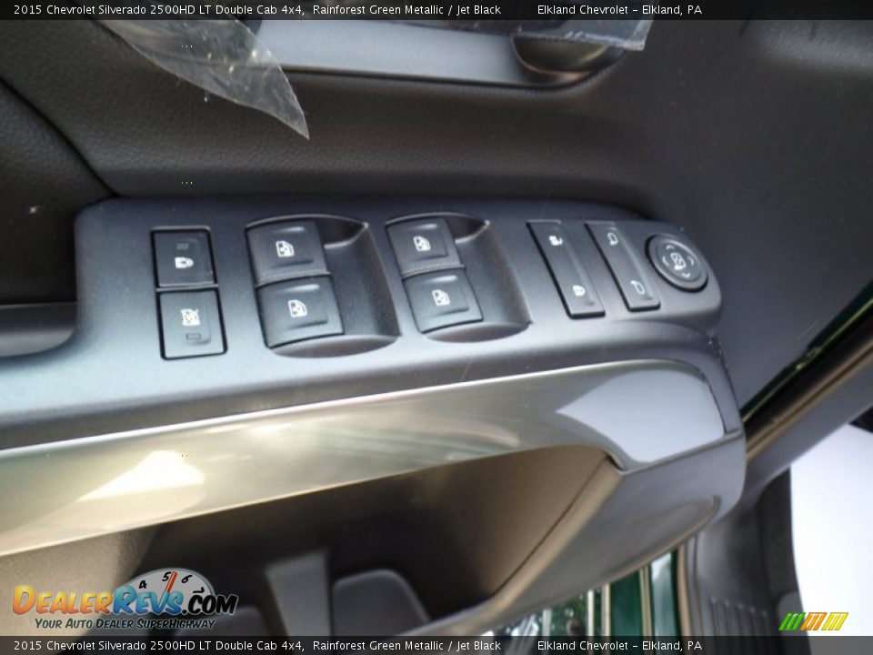 2015 Chevrolet Silverado 2500HD LT Double Cab 4x4 Rainforest Green Metallic / Jet Black Photo #16