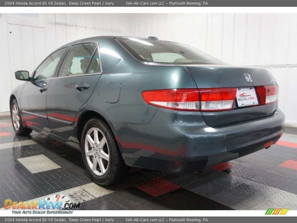 2004 Honda Accord EX V6 Sedan Deep Green Pearl / Ivory Photo #10