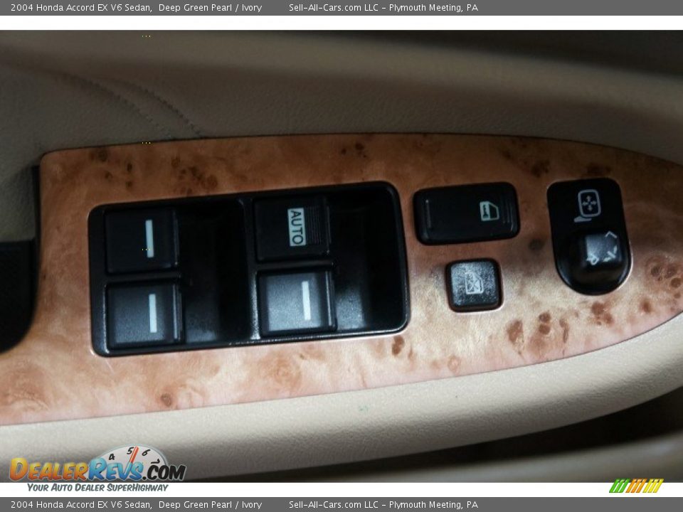 2004 Honda Accord EX V6 Sedan Deep Green Pearl / Ivory Photo #13