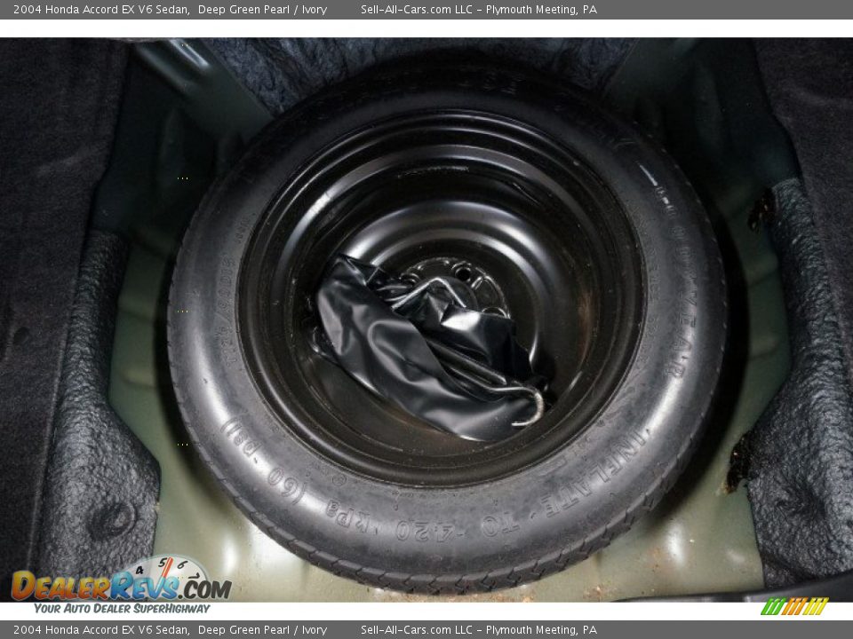 2004 Honda Accord EX V6 Sedan Deep Green Pearl / Ivory Photo #19